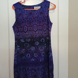 R&K Purple Patterned Women's Dress